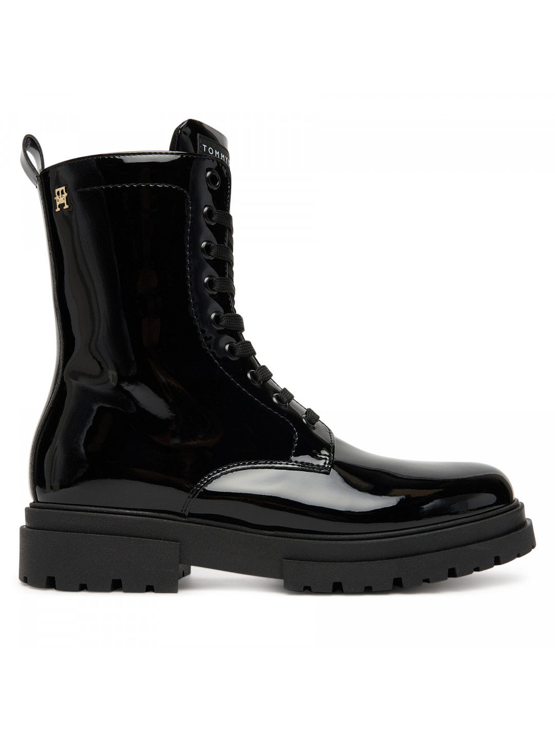 Turistická obuv Tommy Hilfiger Lace-Up Bootie T4A5-34025-0775 D Černá